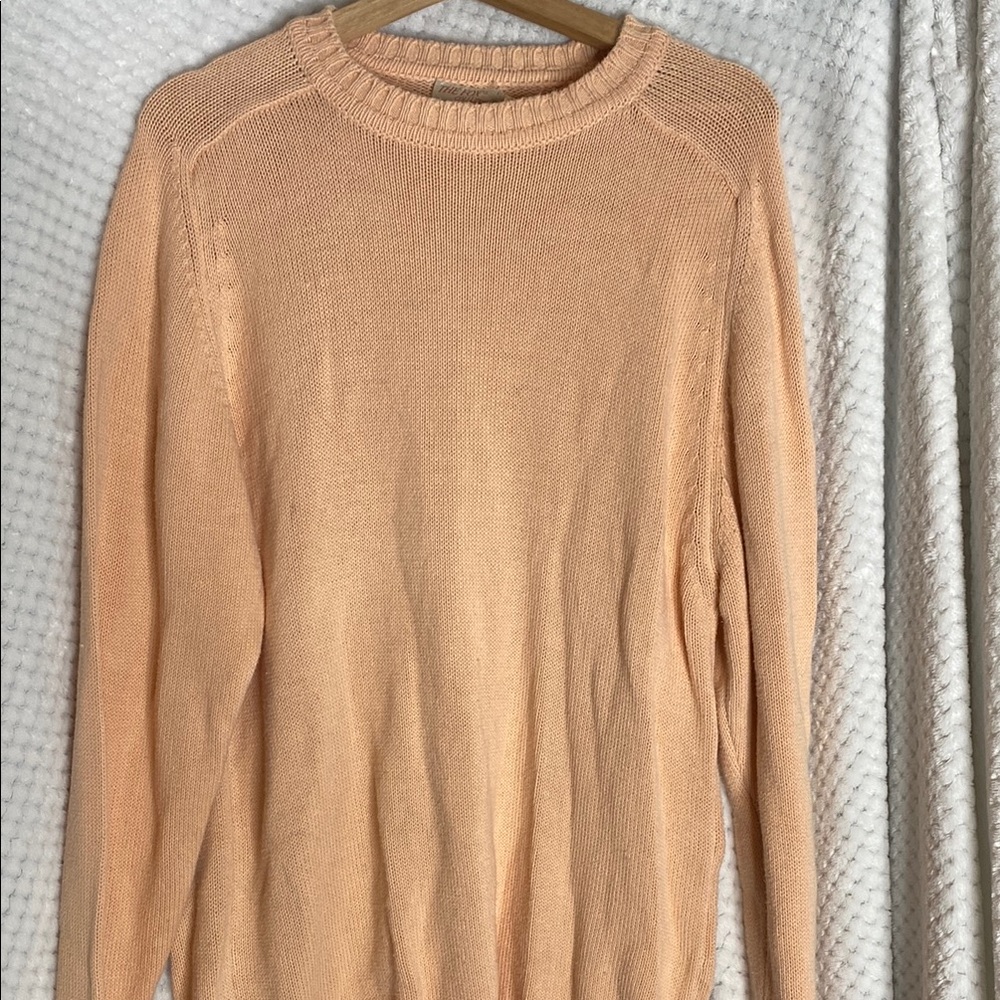 The Fox Collection Vintage Peach Sweater